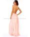 Blooming Prairie Crocheted Pink Maxi Dress